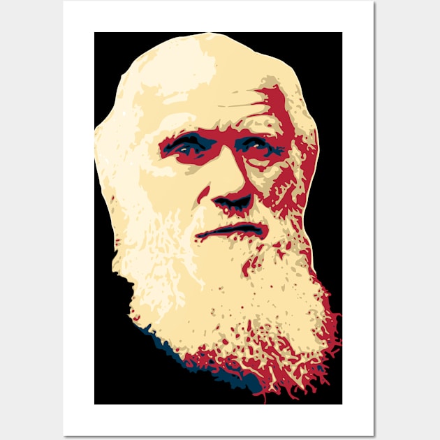 Charles Darwin Wall Art by Nerd_art